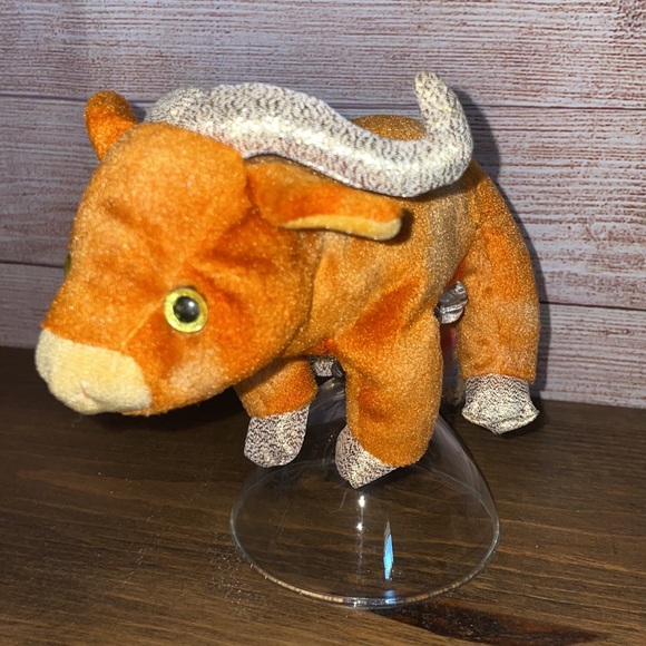 Ty Beanie Baby Chinese Zodiac Series Year 2000 of the Ox plush stuff animal - Picture 3 of 12